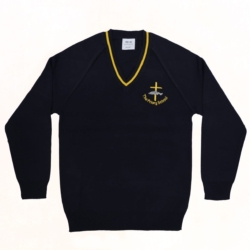 The Priory school v neck jumper