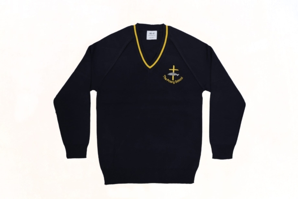 The Priory school v neck jumper