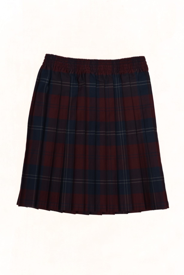 The Priory School tartan skirt