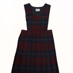 The priory school tartan pinafore dress