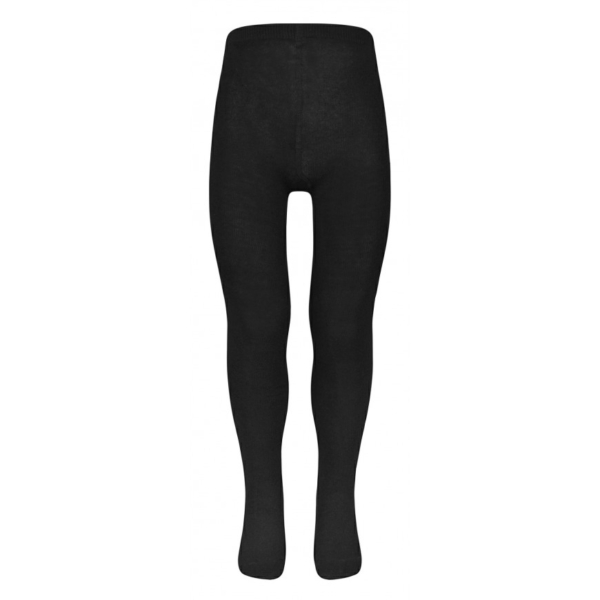 Black Cotton Rich Tights