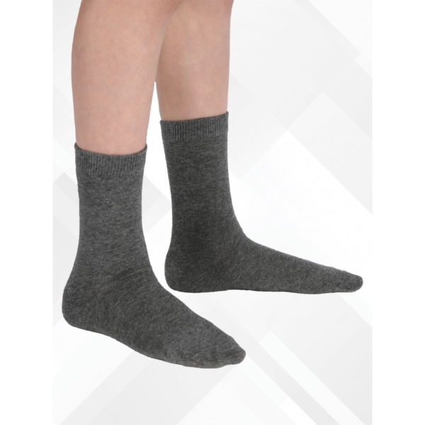 Grey Cotton Rich Ankle Socks