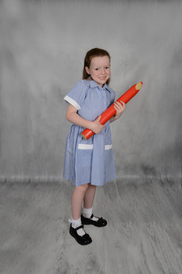 Girl's Summer Striped Summer Dress - Image 2