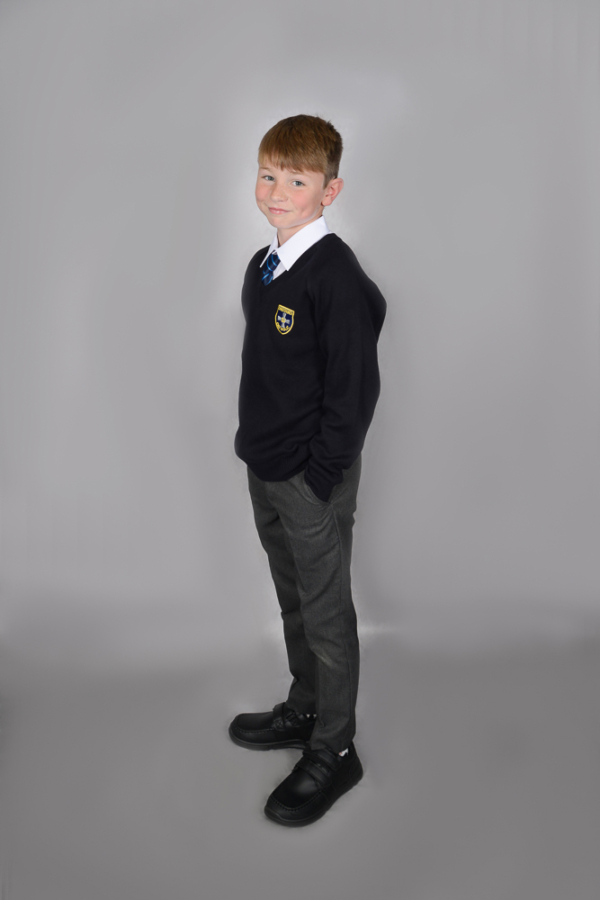 SJ School Knitted V Neck - Image 2